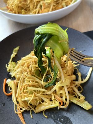 Singapore noodle  at Padmanadi Vegan Eatery in Calgary