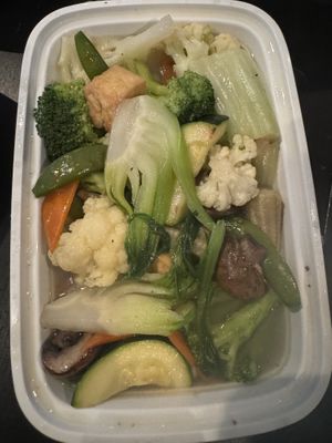 Padmanadi Vegetable Deluxe  at Padmanadi Vegan Eatery in Calgary