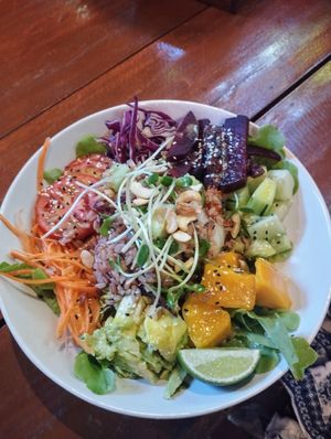  at Om Garden Cafe in Pai