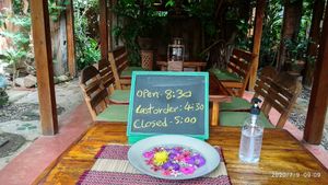 Reopened today at Om Garden Cafe in Pai