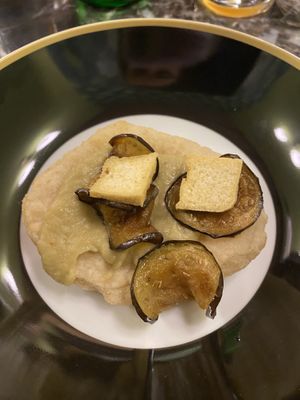 Montanarina veggie (con melanzane e tofu)   at OWAP - Pignasecca in Naples