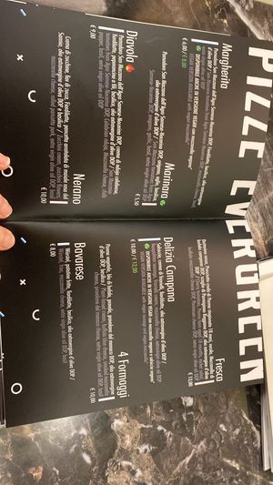 Parte del menù  at OWAP - Pignasecca in Naples