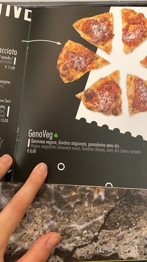 Parte del menù  at OWAP - Pignasecca in Naples