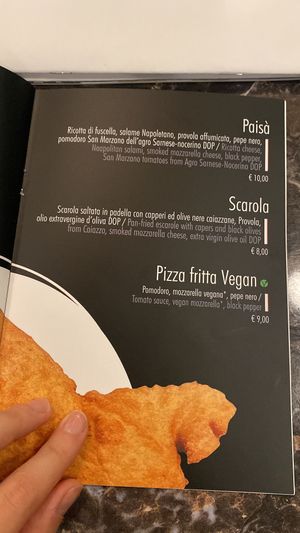 Parte del menù  at OWAP - Pignasecca in Naples