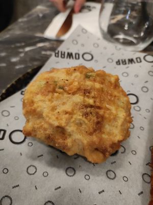 Frittatina di Pasta at OWAP - Pignasecca in Naples