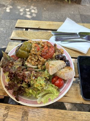 Vegan filled paprika   at Myxa  in Berlin