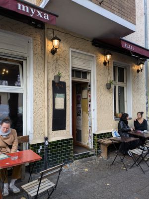 Outside of Myxa at Myxa  in Berlin