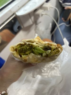 Vegan delicious burrito  at Aulia's Burrito in Probolinggo