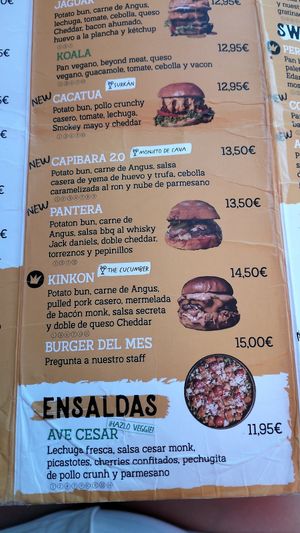 Caesar salad at Monkiria La Ribera in San Javier