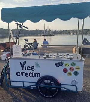 the bike😄 at Vicecream in Kiel