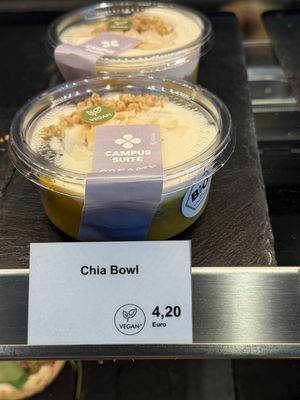 chia vegan  at Campus Suite in Cologne