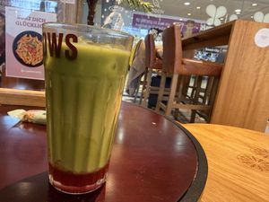 matcha strawberry vegan  at Campus Suite in Cologne