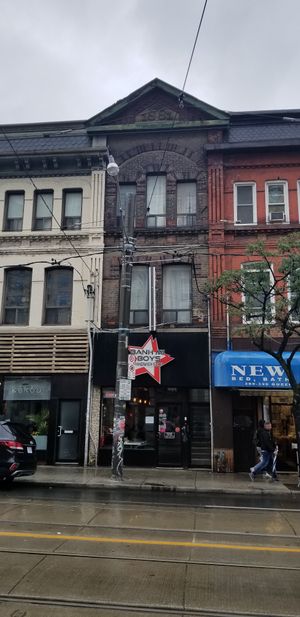 Outside at Banh Mi Boys in Toronto