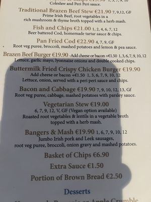   at The Brazen Head in Dublin