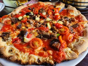 Pizza Vegana at Spris Artisan Pizza in Miami Beach