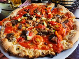 Pizza Vegana at Spris Artisan Pizza in Miami Beach