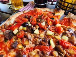 Pizza Vegana at Spris Artisan Pizza in Miami Beach