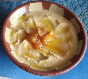 Lemon hummus at Tajoury Oriental Restaurant - مطعم تاچوري in Cairo