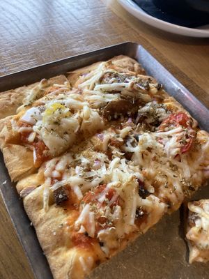 Vegan flatbread   at Alter Brewing + Kitchen in Oak Brook