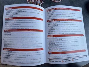 Menu part 2  at Alter Brewing + Kitchen in Oak Brook