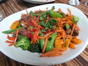 ancient grain stir fry at LYFE Kitchen in Culver City