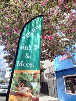Flag at Aina's Vegan Banh Mi  in San Jose