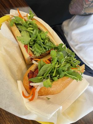Cheerful  at Aina's Vegan Banh Mi  in San Jose