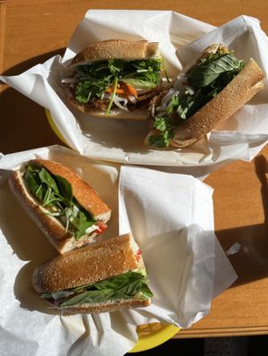 Ocean of love and lemongrass sandwiches   at Aina's Vegan Banh Mi  in San Jose