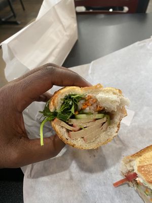 Banh mi #Veganuary at Aina's Vegan Banh Mi  in San Jose