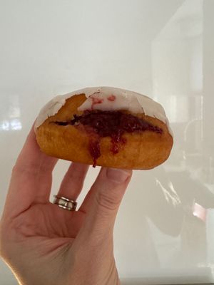 Strawberry Paczki  at Toi's Caribbean Baking  in Livonia