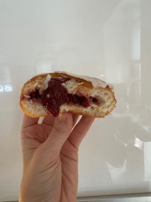 Strawberry Paczki  at Toi's Caribbean Baking  in Livonia