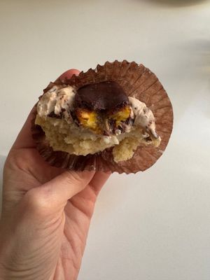 Sweet Plantain Cupcake  at Toi's Caribbean Baking  in Livonia