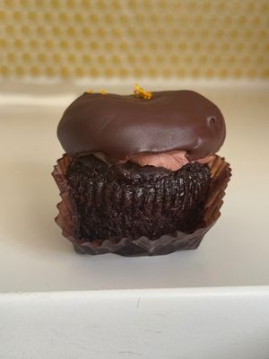 Chocolate Orange Whisper Cupcake  at Toi's Caribbean Baking  in Livonia