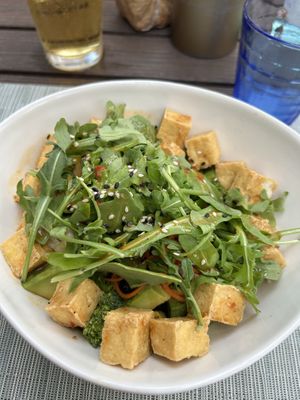 wonderful, tasty Budda Bowl  at The Farm in Providenciales