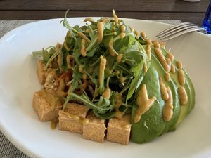 tofu Buddha bowl   at The Farm in Providenciales