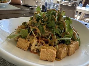 Vegan lunch entree  at The Farm in Providenciales