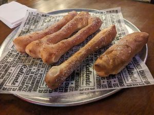 Bread sticks - vegetarian at Caliente Pizza & Drafthouse - Liberty Ave in Pittsburgh