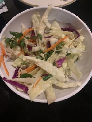 Cabbage salad  at NoodleBird in Chicago