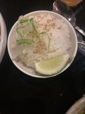 Coconut rice  at NoodleBird in Chicago