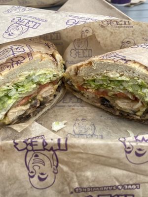 Veganized PIRATES OR PILATES Sandwich (Lunch/Dinner)  at Ike's in San Leandro