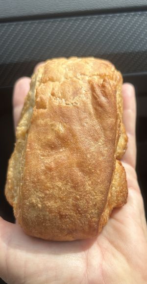 Almond/marzipan croissant   at Organix Biomarkt in Stuttgart