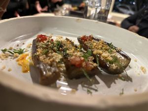 Brûléed Chinese Eggplant  at Orchard City Kitchen in Campbell