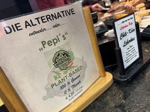 vegan leberkäs'  at Leberkas-Pepi in Vienna