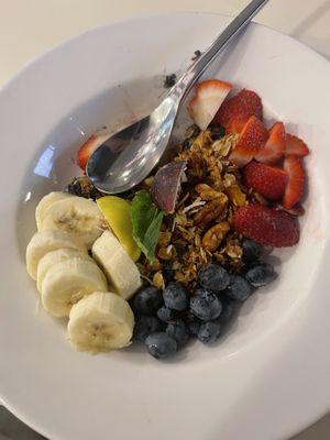 Açai and chia bowl  at TRACE Market in Seattle