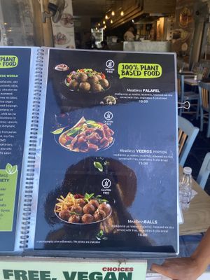 Menu  at Master Grill in Crete