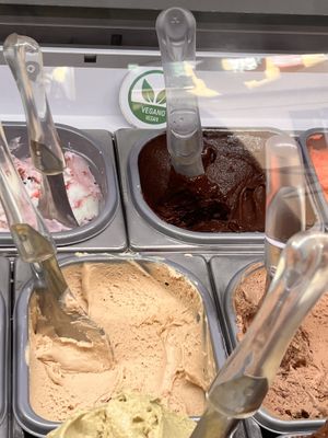 Amazing vegan chocolate   at Gelateria Yogurteria Crepes E Granite in Riomaggiore