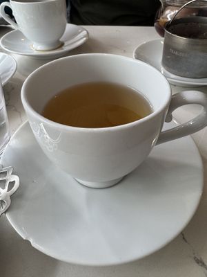 Tea set  at Babe's Tea Room in Denver