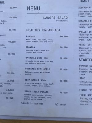   at Lang's Salad in Ninh Binh