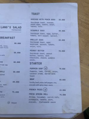   at Lang's Salad in Ninh Binh