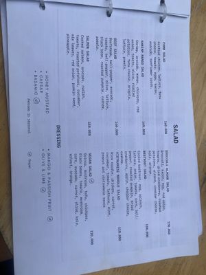   at Lang's Salad in Ninh Binh